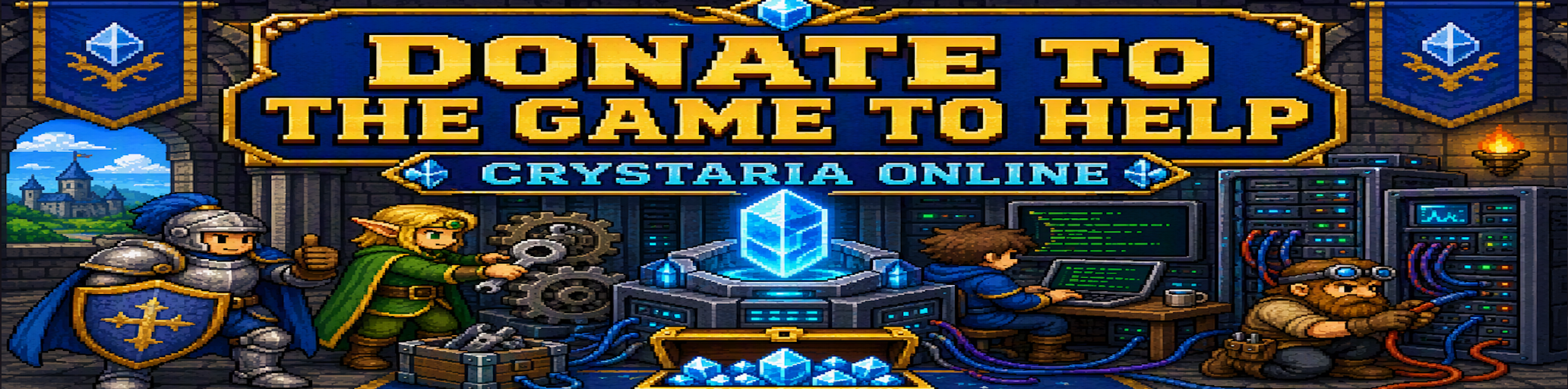 Donate to the game to help &mdash; Crystaria Online