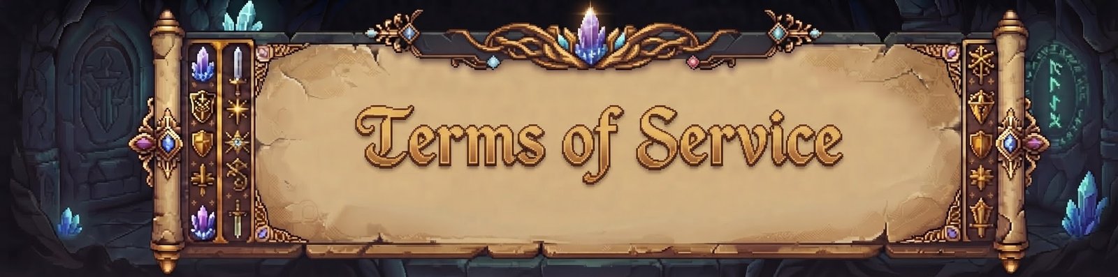 Crystaria Online &mdash; Terms of Service