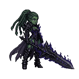 Orc Death Knight, female