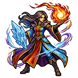 Human Elementalist, female