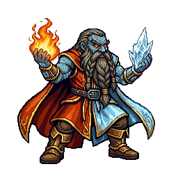 Runeguard Elementalist, male