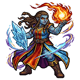 Runeguard Elementalist, female