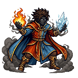 Umbra Elementalist, male