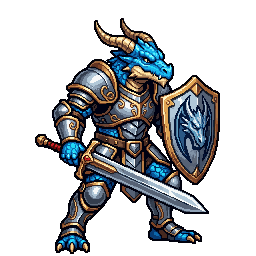 Dragonborn Fighter, male