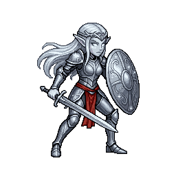 High Elf Fighter, female