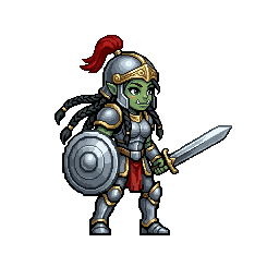 Orc Fighter, female