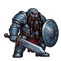 Runeguard Fighter, male