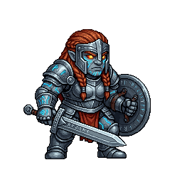Runeguard Fighter, female