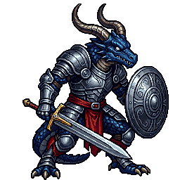 Wyrmkin Fighter, male