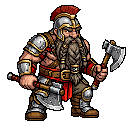 Dwarf Gladiator, male