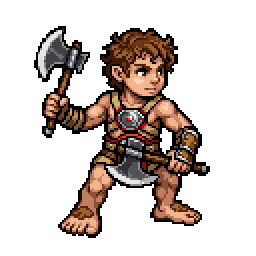 Halfling Gladiator, male