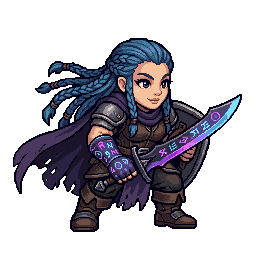 Dwarf Hexblade, female