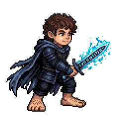 Halfling Hexblade, male