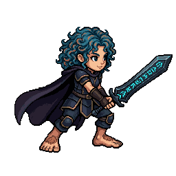 Halfling Hexblade, female
