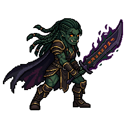 Warborn Hexblade, female