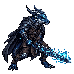 Wyrmkin Hexblade, male