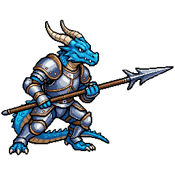 Dragonborn Lancer, male