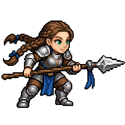 Dwarf Lancer, female