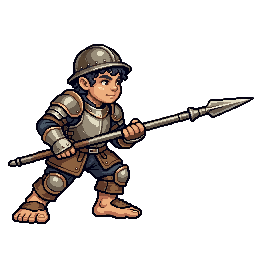 Halfling Lancer, male