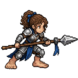 Halfling Lancer, female