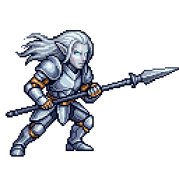 High Elf Lancer, male