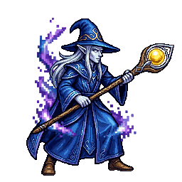 High Elf Magician, male