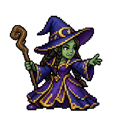 Orc Magician, female
