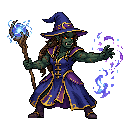 Warborn Magician, female