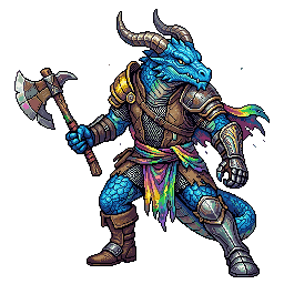 Dragonborn Mimic, male