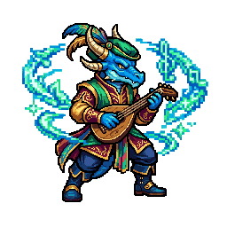 Dragonborn Minstrel, male