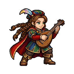 Dwarf Minstrel, female