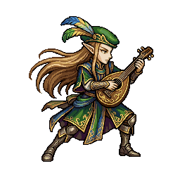 Elf Minstrel, female