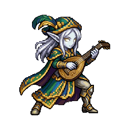 High Elf Minstrel, female