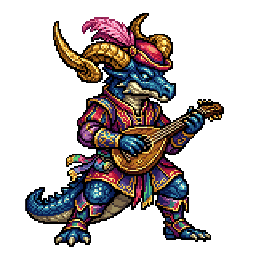 Wyrmkin Minstrel, male