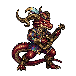 Wyrmkin Minstrel, female