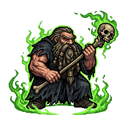 Dwarf Necromancer, male