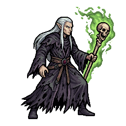 Elf Necromancer, male