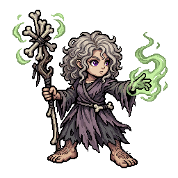 Halfling Necromancer, female