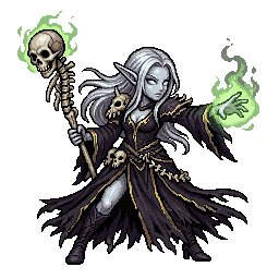 High Elf Necromancer, female