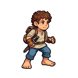 Halfling New Adventurer, male