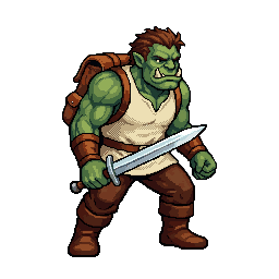 Orc New Adventurer, male