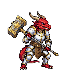 Dragonborn Paladin, female