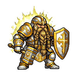 Dwarf Paladin, male