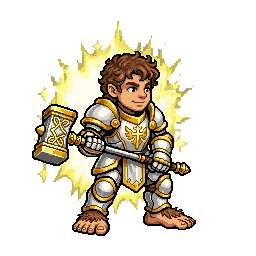 Halfling Paladin, male