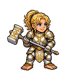 Halfling Paladin, female