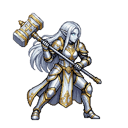 High Elf Paladin, female