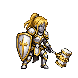 Shade Paladin, female