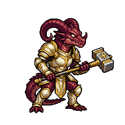 Wyrmkin Paladin, female
