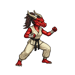 Dragonborn Pugilist, female