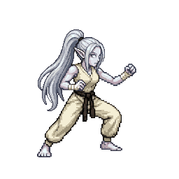 High Elf Pugilist, female
